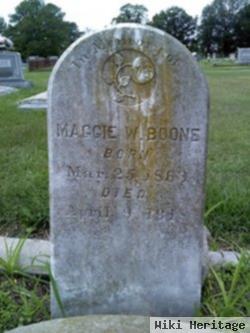 Margaret W. "maggie" Bradshaw Boone