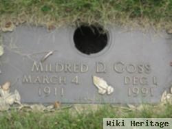 Mildred D Goss