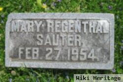 Mary J Regenthal Sauter