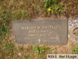 Marion W Snitko