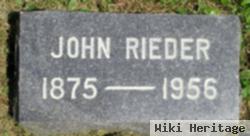 John Rieder