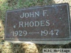 John Frederick Rhodes