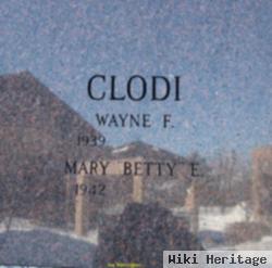 Wayne F Clodi