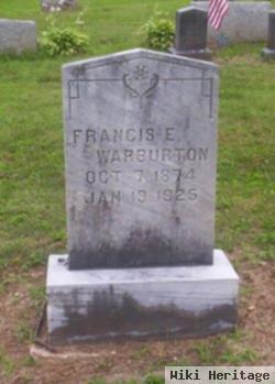 Francis E "frank" Warburton