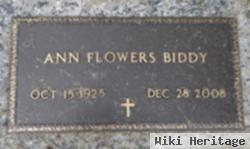 Ann Flowers Biddy