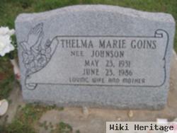 Thelma Marie Johnson Goins