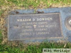 William D. "bill" Dowden