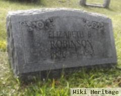 Elizabeth B Robinson
