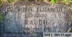 Rubye Elizabeth Johnson Rauch