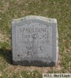 Gerald W. Spaulding