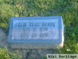 Ollie Pete Berry