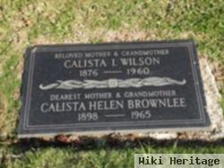 Calista I. Taylor Wilson