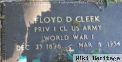 Floyd D Cleek