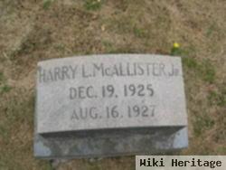 Harry L Mcallister, Jr