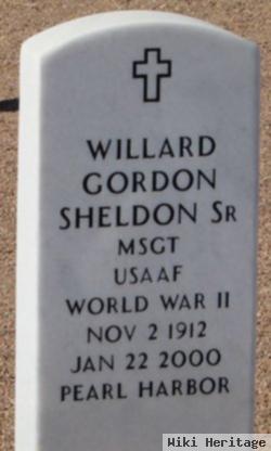 Willard Gordon Sheldon, Sr