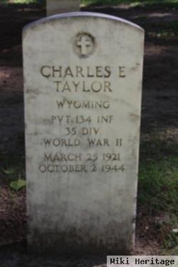 Pvt Charles E. Taylor