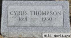 Cyrus A Thompson