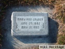 Mary Ann Lauder