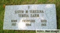 Sr M. Teresina (Teresa E.) Zahm