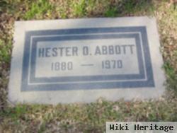 Hester O Abbott