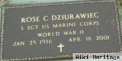 Sgt Rose C. Dziurawiec