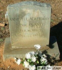 Annie Lee Ackerman Strickland