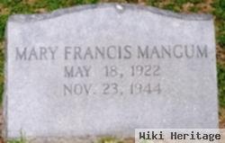 Mary Francis Mangum