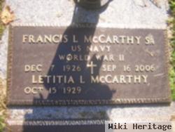 Francis L. Mccarthy, Sr