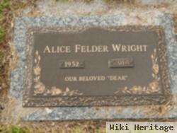 Alice Felder Wright