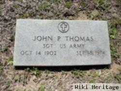 Sgt John Price Thomas