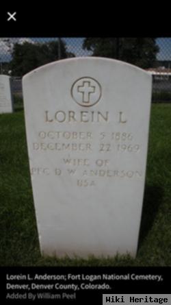 Lorein L Anderson