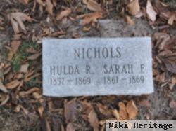 Sarah E Nichols