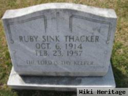 Ruby Lucille Sink Thacker