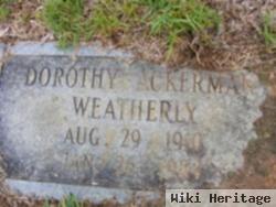 Dorothy Ackerman Weatherly