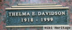 Thelma E. Hargis Davidson