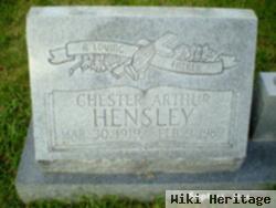 Chester Arthur Hensley