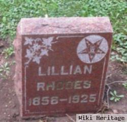 Lillian Teeple Rhodes