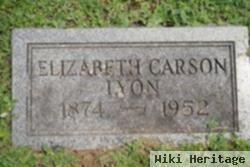 Elizabeth Boice "libbie" Carson Lyon