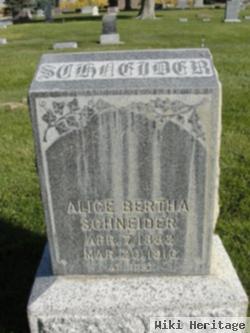 Alice Bertha Schneider