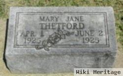 Mary Jane Thetford