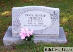Pansy Hunter Hensley