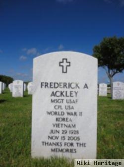 Frederick A Ackley