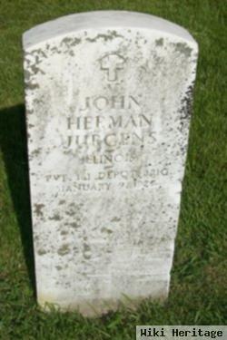 Pvt John Herman Jurgens