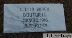 E. Etta Bunch Boutwell