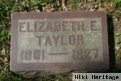 Elizabeth E. "lizzie" Mccabe Taylor