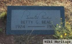 Betty G. Beal