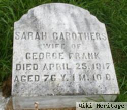 Sarah Carothers Frank