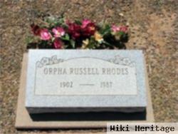 Orpha Ellen Russell Rhodes