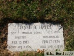 Jesse H Hayes