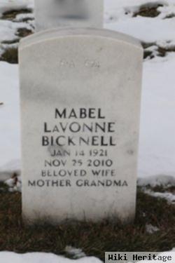 Mabel Lavonne Bicknell